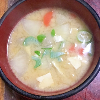 甘酒入り☆大根と豆腐とニンジンの味噌汁！